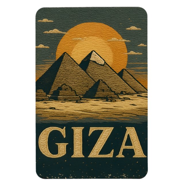 Ägyptische Pyramiden in der Gizeh Große Pyramide s Magnet (Vertikal)