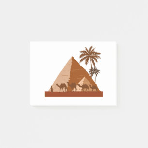 Ägyptische Pyramiden kommen und besuchen Ägypten Post-it Klebezettel