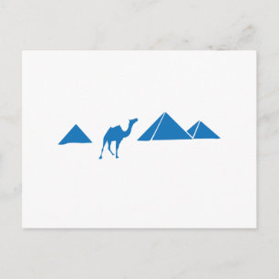 Ägyptische Pyramiden Postkarte