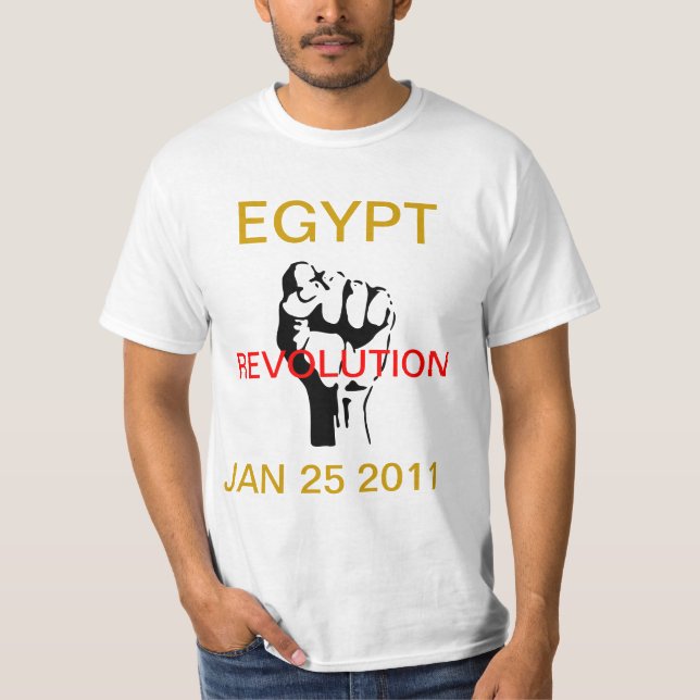 Ägyptische Revolution 25.01.2011 T-Shirt (Vorderseite)