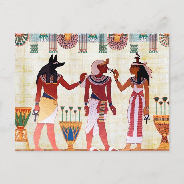 Ägyptische Royal Papyrus Postcard Postkarte (Vorderseite)