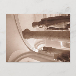 Ägyptische Sammlung im Louvre Museum in Paris Postkarte