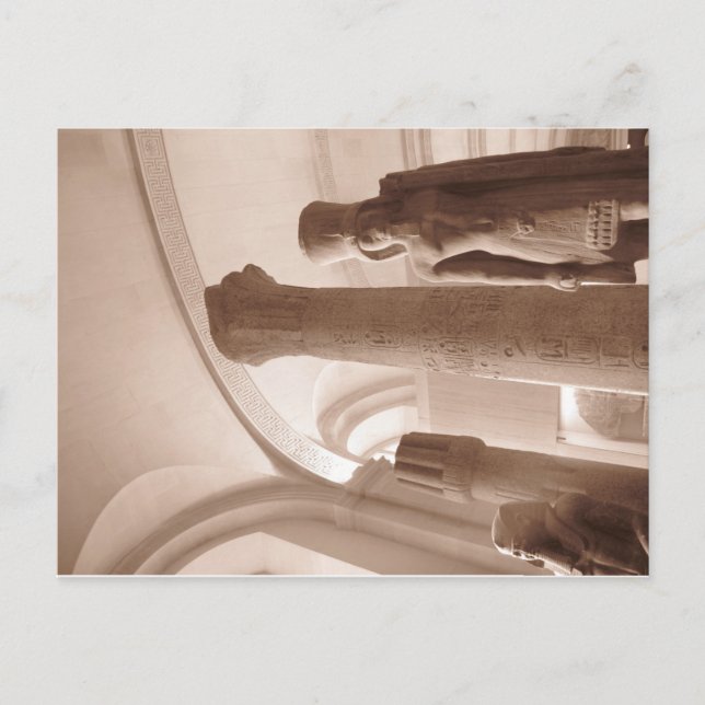 Ägyptische Sammlung im Louvre Museum in Paris Postkarte (Vorderseite)