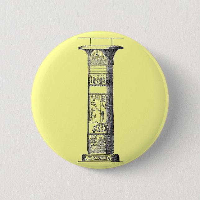Ägyptische Säule Button (Vorderseite)