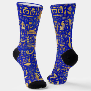 Ägyptische Schriftzeichen Socken