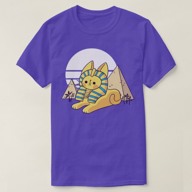 Ägyptische Sphynx T-Shirt (Design vorne)