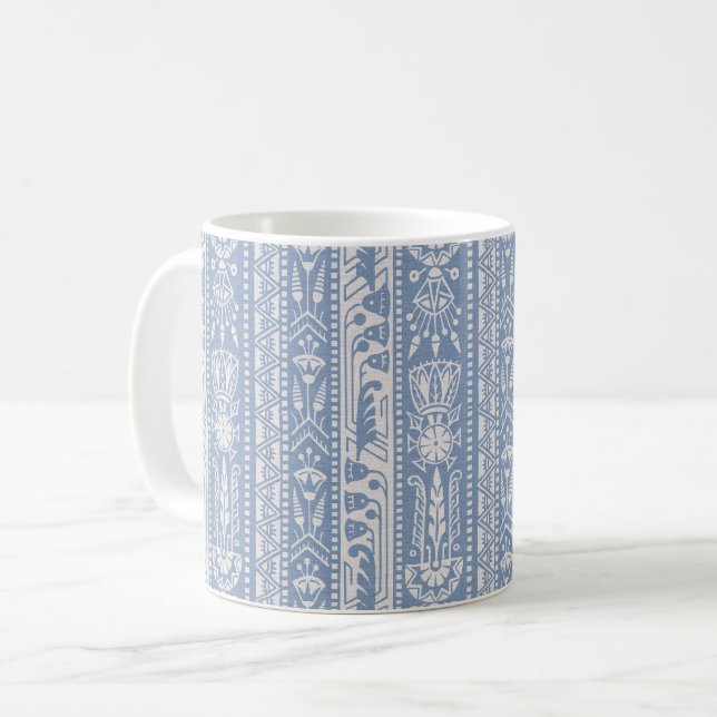 Ägyptische Streifen für die Wiederbelebung, Lapis  Kaffeetasse (Vorderseite Links)