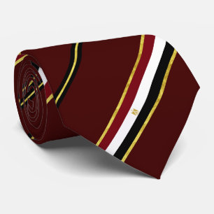 Ägyptische Streifenflagge Krawatte
