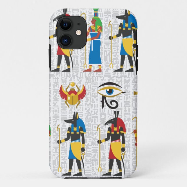 Ägyptische Symbole Fall Mate iPhone Case-Mate iPhone Hülle (Rückseite)