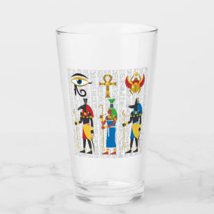 Ägyptische Symbole Glas