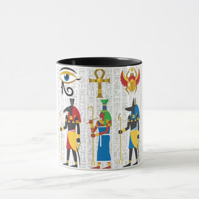 Ägyptische Symbole Tasse (Zentrum)