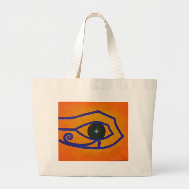 Ägyptische Taschen-Tasche Jumbo Stoffbeutel (Vorne)