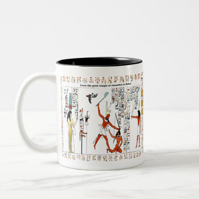 Ägyptische Zipfel Zweifarbige Tasse (Links)