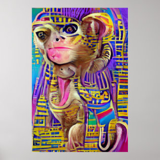 Ägyptischer Affe Poster