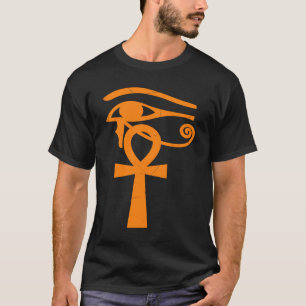 Ägyptischer Augenauge Horus Ankh Ägyptischer Archä T-Shirt