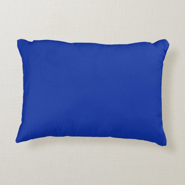 Ägyptischer Blau Dekokissen (Rückseite)
