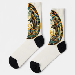Ägyptischer Drachenzirkel Socken