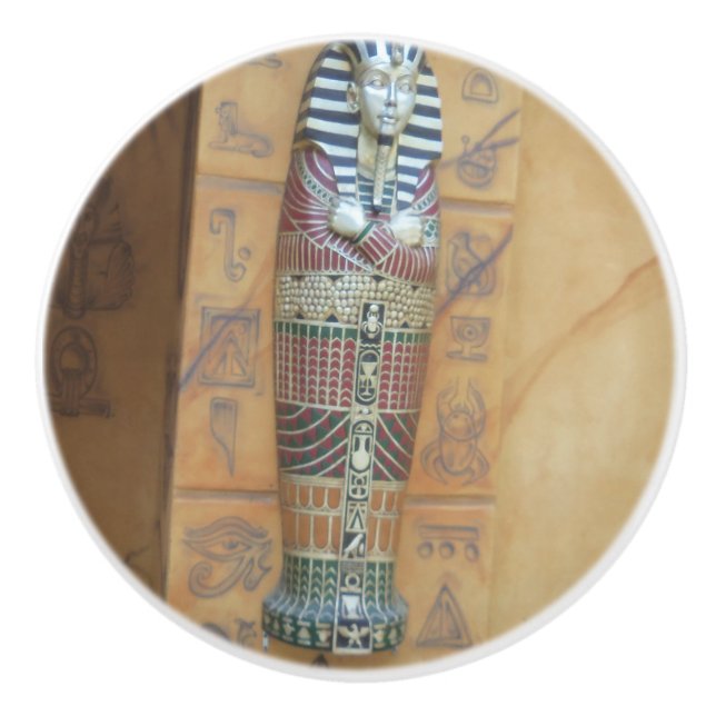 ÄGYPTISCHER FACH-GRIFF KERAMIKKNAUF (Vorderseite)