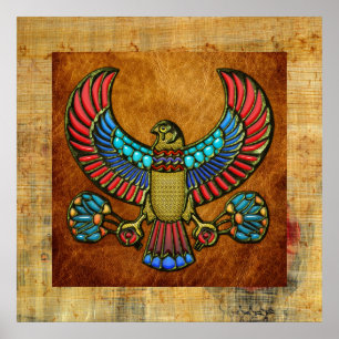 Ägyptischer Falke Poster