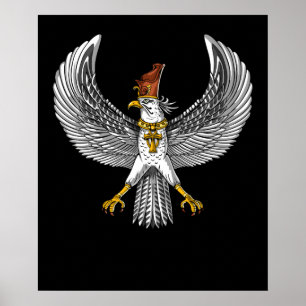 Ägyptischer Falken-Horus Poster