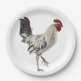 Ägyptischer Fayoumis-Rooster Pappteller