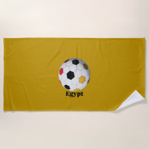 Ägyptischer Fußball Strandtuch