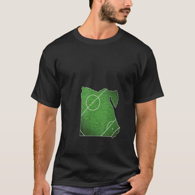 Ägyptischer Fußballplatz T-Shirt (Vorderseite)