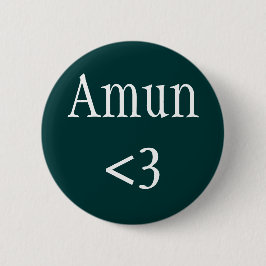 Ägyptischer Gott - Amun-Liebe-Abzeichen Button