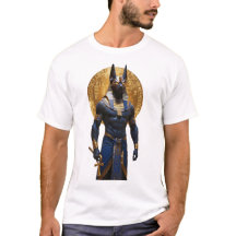 Ägyptischer Gott Anubis – Muskulöse Vollfigur halt