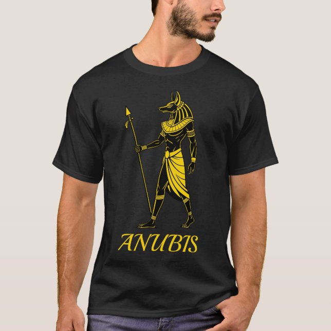 Ägyptischer Gott Anubis T-Shirt (Vorderseite)