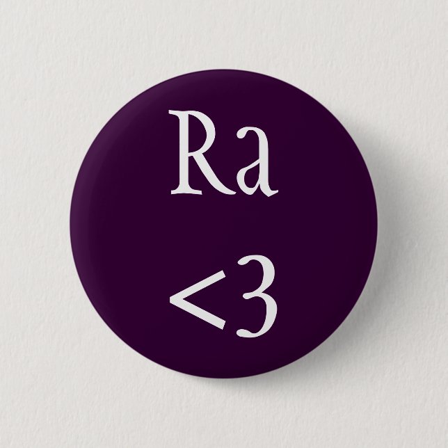 Ägyptischer Gott - Ra Liebe Abzeichen Button (Vorderseite)