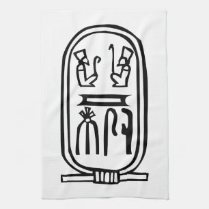 Ägyptischer Hieroglyph Geschirrtuch