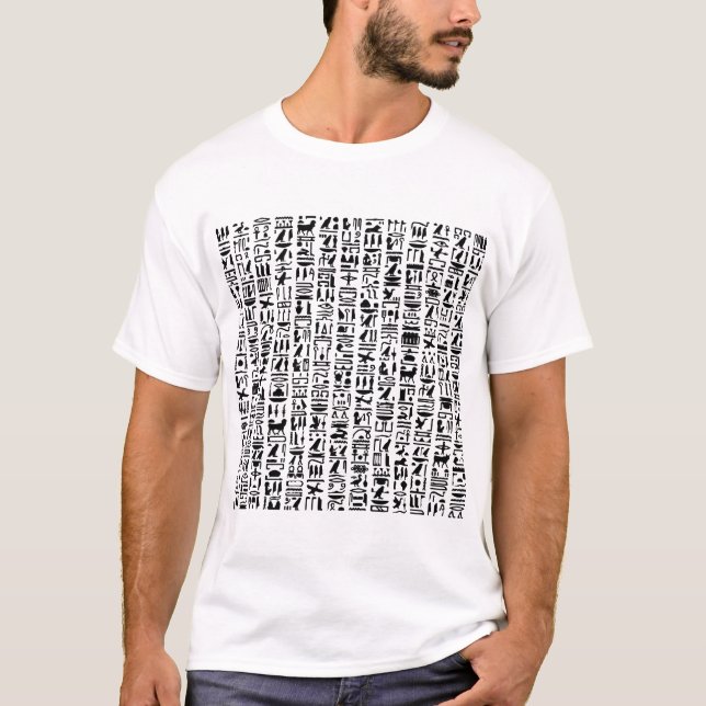 Ägyptischer Hieroglyph-T - Shirt (Vorderseite)