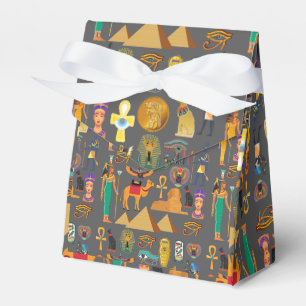 ägyptischer Hieroglyphus Symbol Muster Pharao Geschenkschachtel