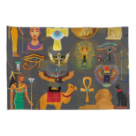 ägyptischer Hieroglyphus Symbol Muster Pharao Kissenbezug