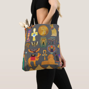 ägyptischer Hieroglyphus Symbol Muster Pharao Tasche