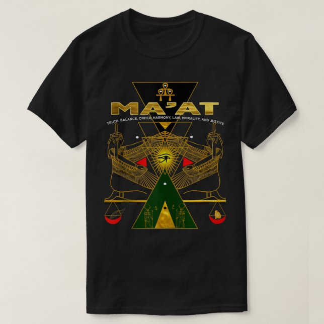 ÄGYPTISCHER KEMETISCHER GODESS MAAT MAAT Tank Top3 (Design vorne)