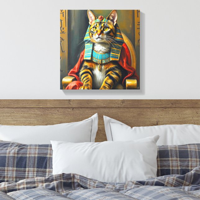ÄGYPTISCHER MAU-PHARAOH 5 LEINWANDDRUCK (Insitu (Schlafzimmer))