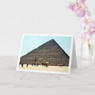 Ägyptischer Pferdewagen bei den Pyramiden von Gize Karte