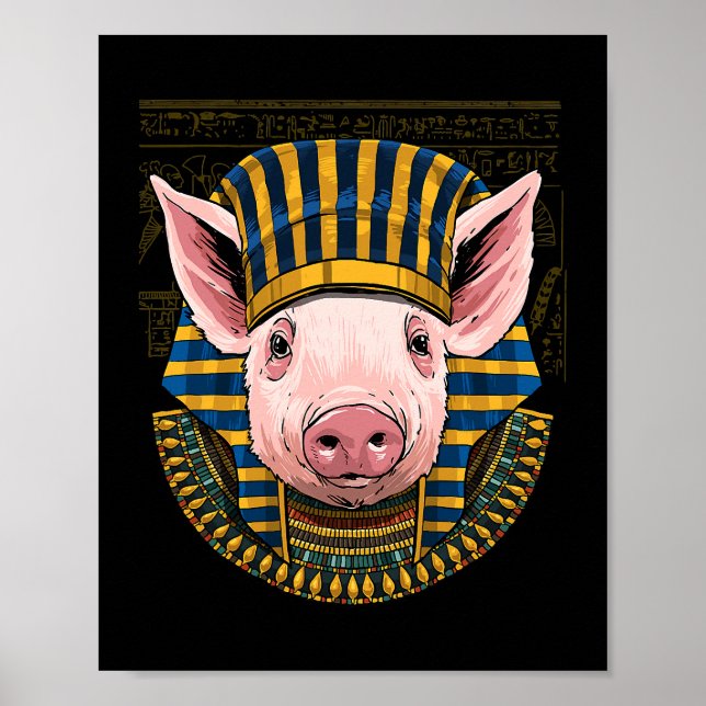 Ägyptischer Pharao Historiker Archäologe 90 Poster (Vorne)