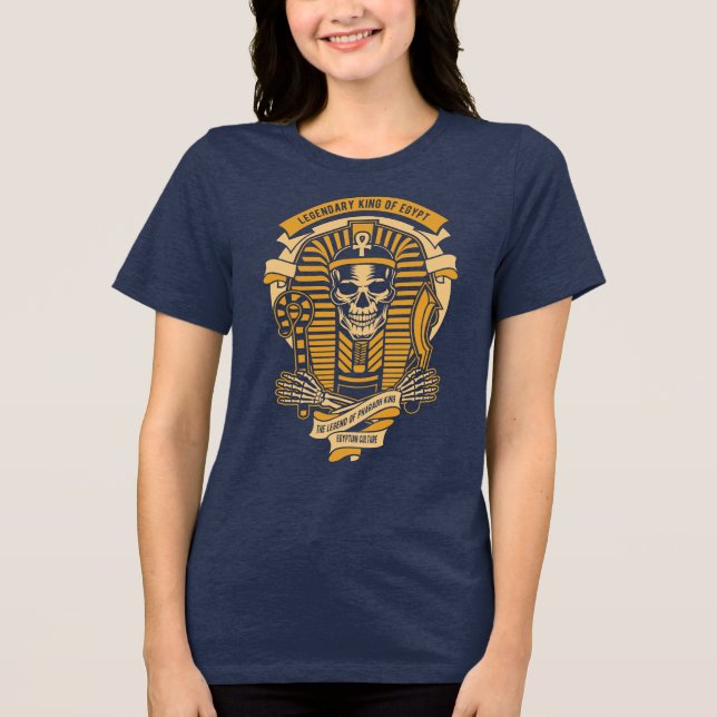Ägyptischer Pharao-Skull-T - Shirt (Vorderseite)