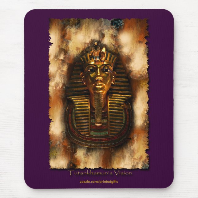 Ägyptischer Pharao Tutankhamen Art Mouse Pad Mousepad (Vorne)