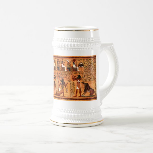 Ägyptischer Royal Papyrus Bierglas (VorderseiteRechts)