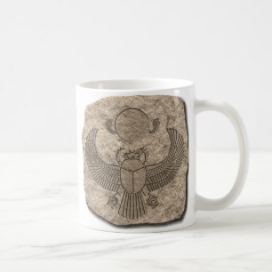 Ägyptischer Sacred Scarab Stone Kaffeetasse