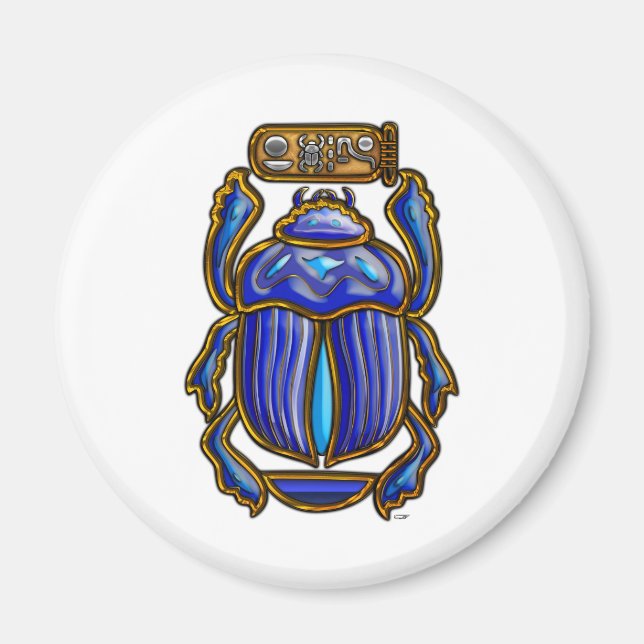 Ägyptischer Scarab Magnet (Vorne)