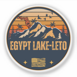 Ägyptischer See Leto, Florida Aufkleber
