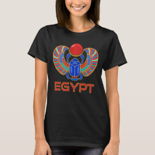 Ägyptischer Skarabäus mit dem Wort Ägypten T - Shi T-Shirt