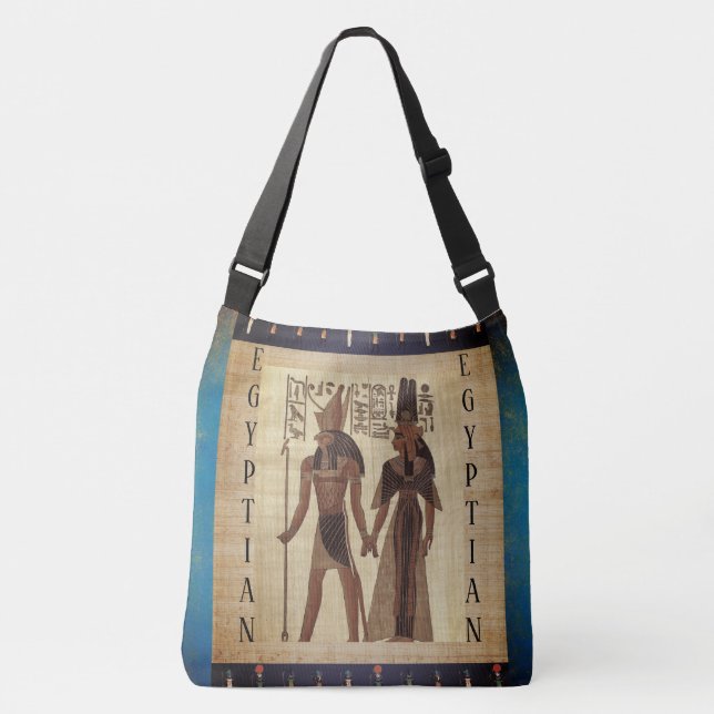 Ägyptischer Stil, Vintage Tasche (Vorderseite)