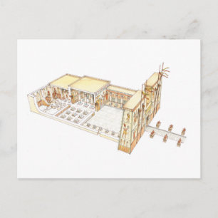 Ägyptischer Tempel 2 Postkarte
