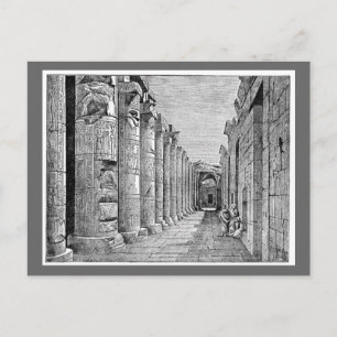 Ägyptischer Tempel Postcard Postkarte